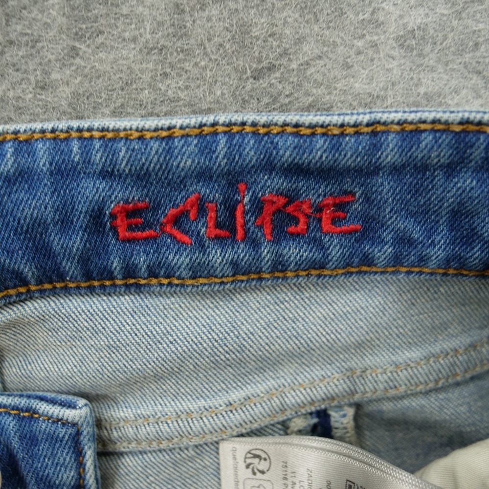 Zadig & Voltaire Jeans Womens 26 Blue Eclipse Slim Straight Mid Rise Denim - Picture 6 of 12